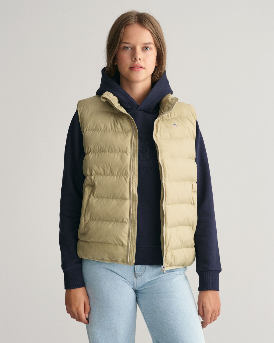 Gant panel hotsell down vest