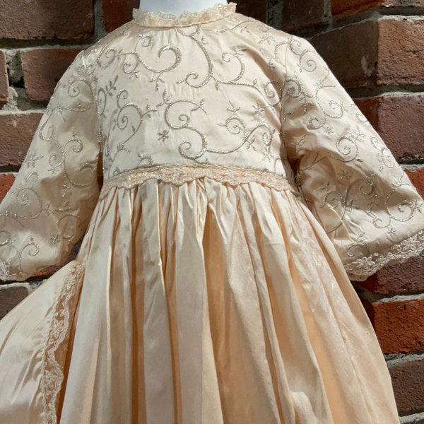 100% Silk Christening Gown