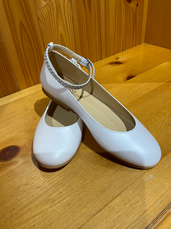 Tinny Girls White Occasion Shoes