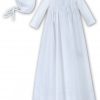 Sarah Louise white christening gown and bonnet