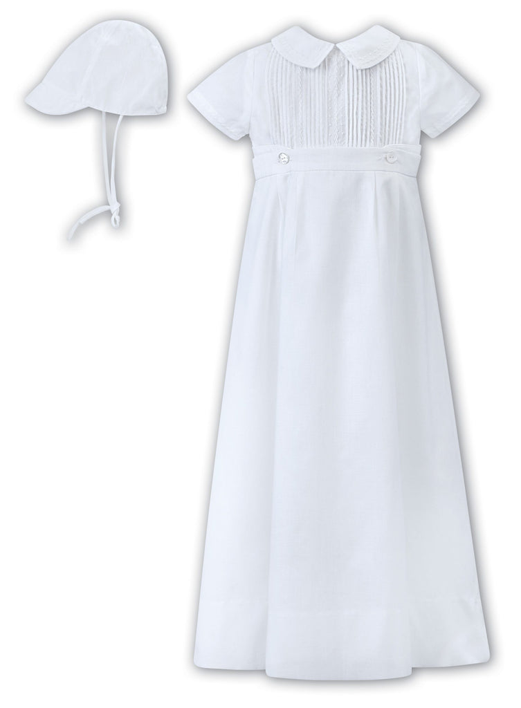 Sarah Louise white christening gown and bonnet