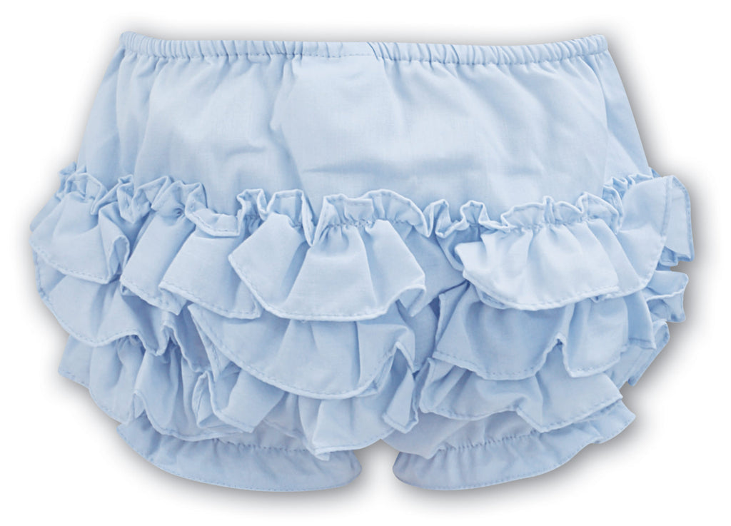 Sarah Louise Frilly Panties Pale Blue
