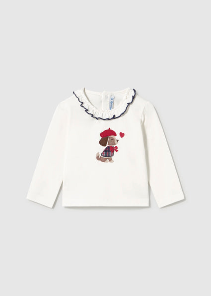 Mayoral girls jumper , shorts and top set 2090