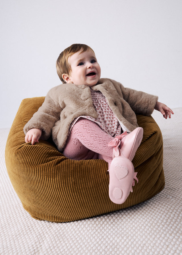 Mayoral faux fur coat 2406