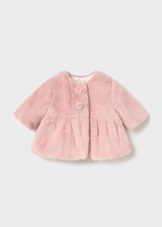 Mayoral faux fur coat 2406