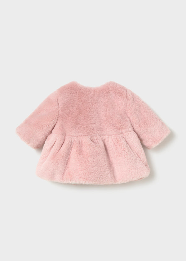 Mayoral faux fur coat 2406