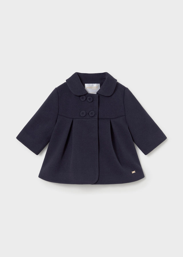 Mayoral baby girls navy coat 2407