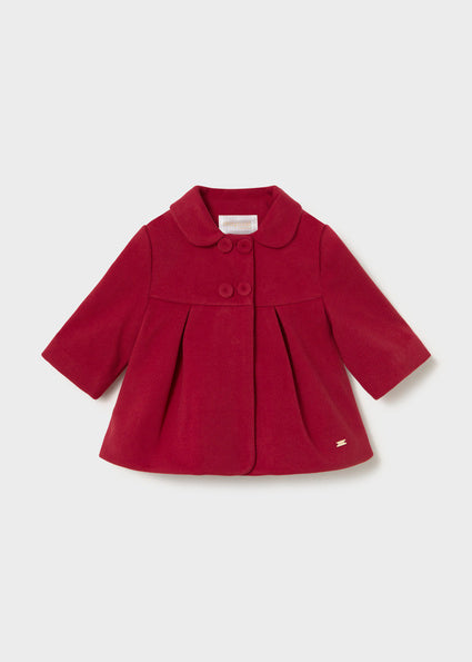 Mayoral baby girls red coat 2407