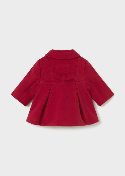 Mayoral baby girls red coat 2407