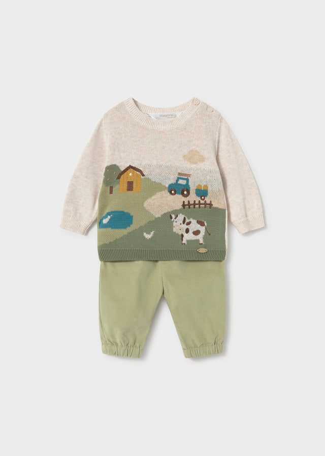 Mayoral boys jersey and long trousers set 2533