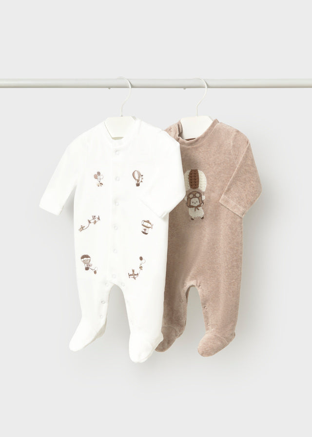Mayoral 2piece velour onsie 2763