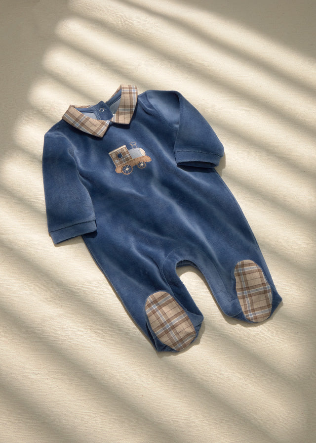 Mayoral Boys Blue Babygrow 2766