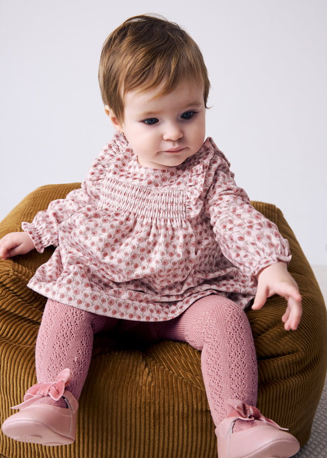Mayoral baby girl printed dress 2816