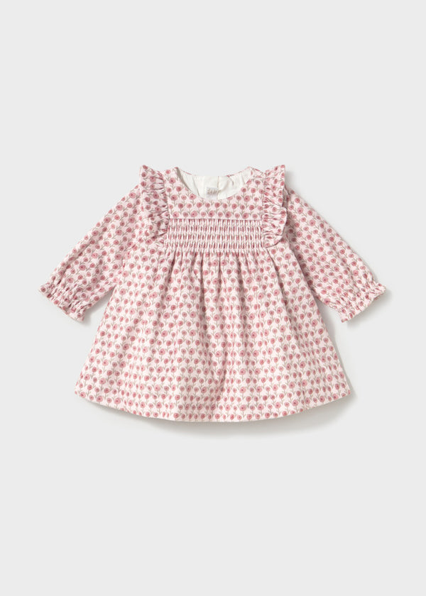 Mayoral baby girl printed dress 2816