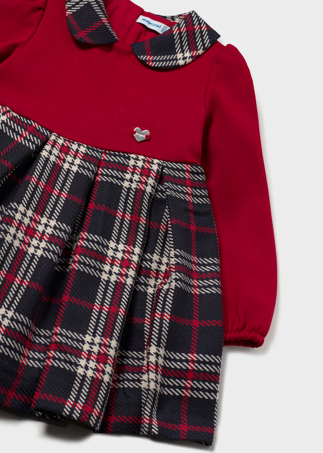 Mayoral Girls plaid dress 2945