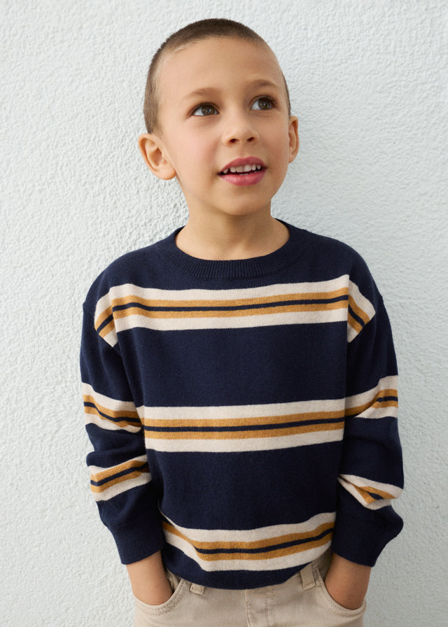 Mayoral Noys knit stripe jumper 4303