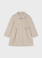 Mayoral Girls Beige  Dress Coat 4413