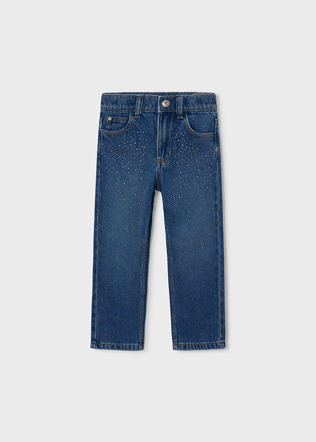 Mayoral printed long denim pants 4520