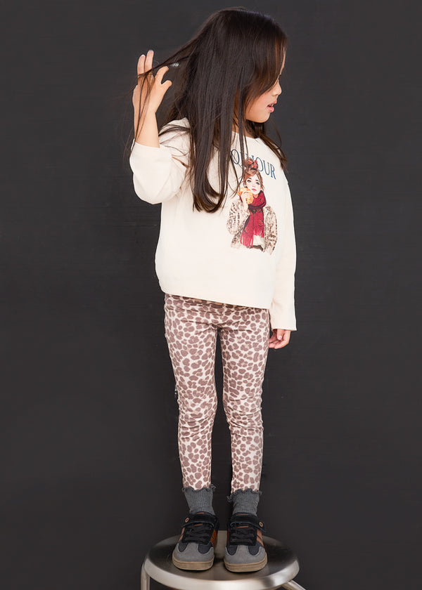 mayoral girls printed knit legging set 4734