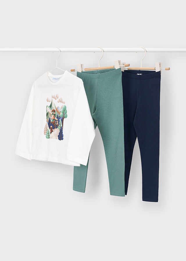 mayoral girls 3piece legging set 4735