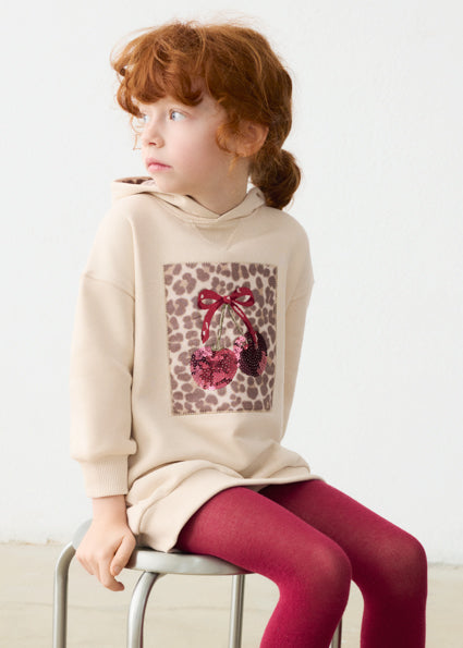 Mayoral Girls Hooded Dress 4916