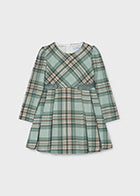 Mayoral Girls Plaid Dress 4923