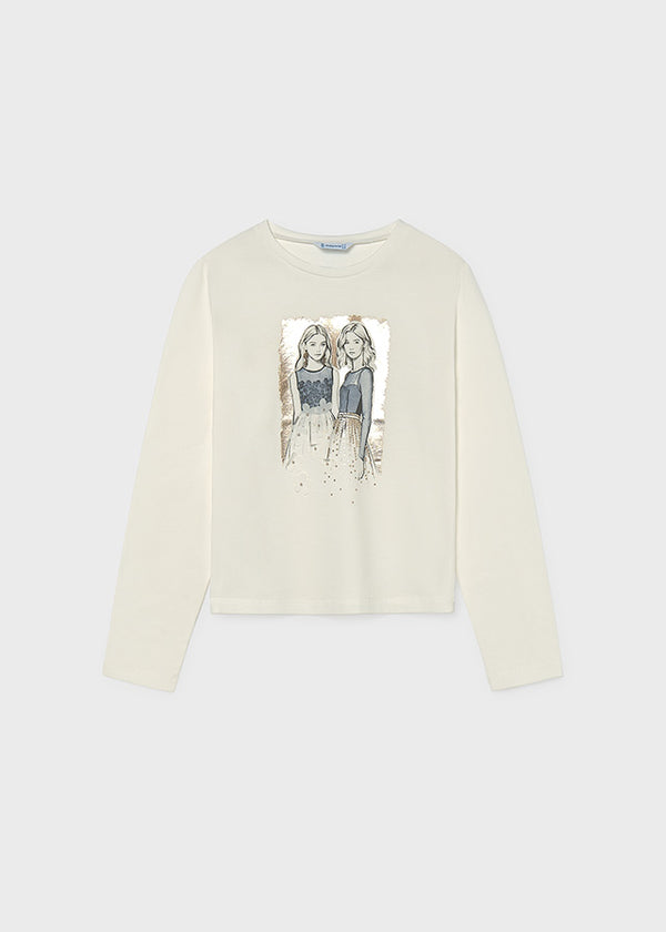 Mayoral teen girl printed top 7065
