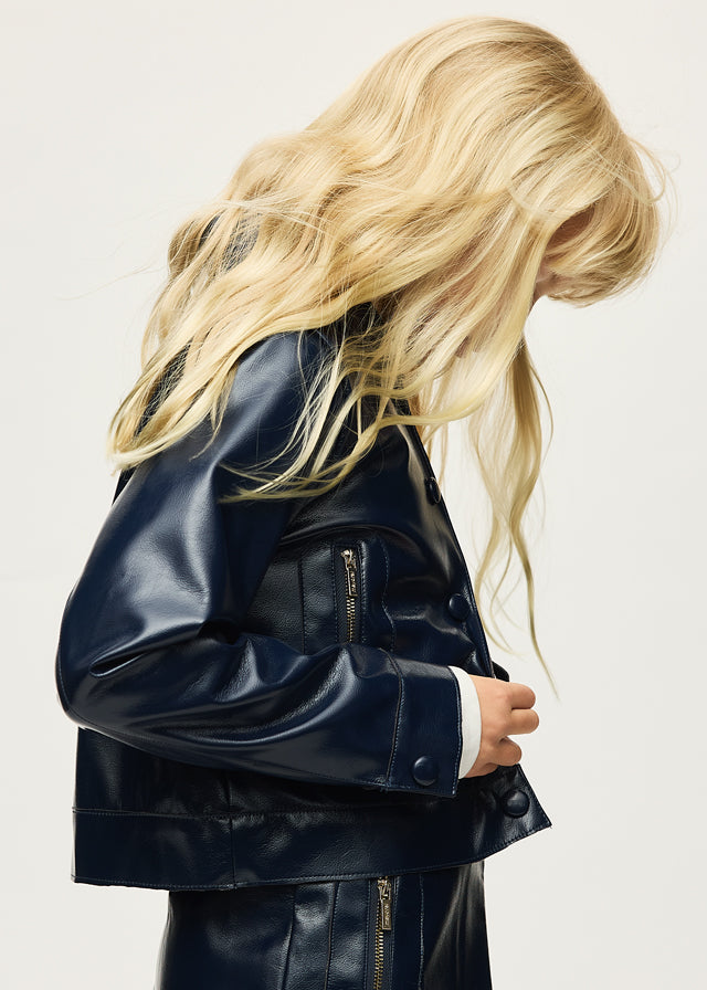 Mayoral Girls patent leather jacket 7435