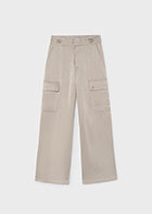 Mayoral Teen satin cargo pants 7504