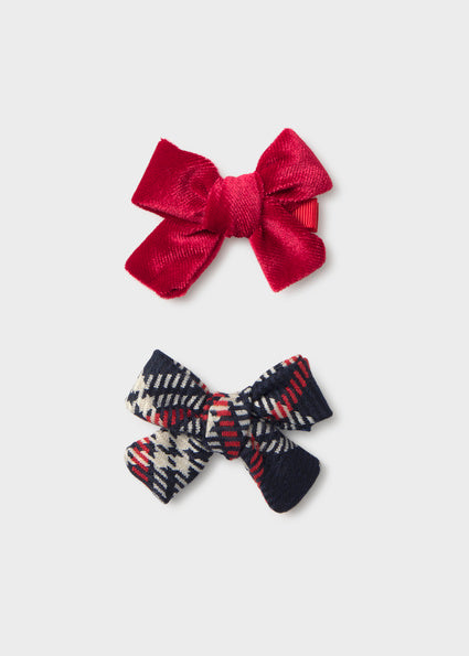 Mayoral set of 2 hair clip 10261 red