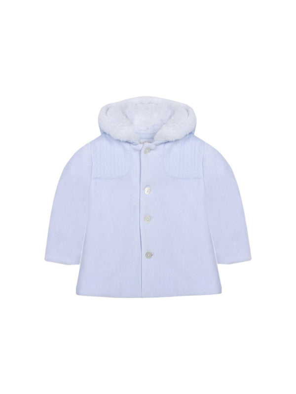 Patachou baby boy light blue coat