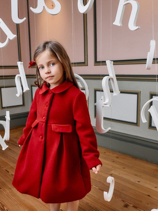 Patachou Red Mouflon Coat