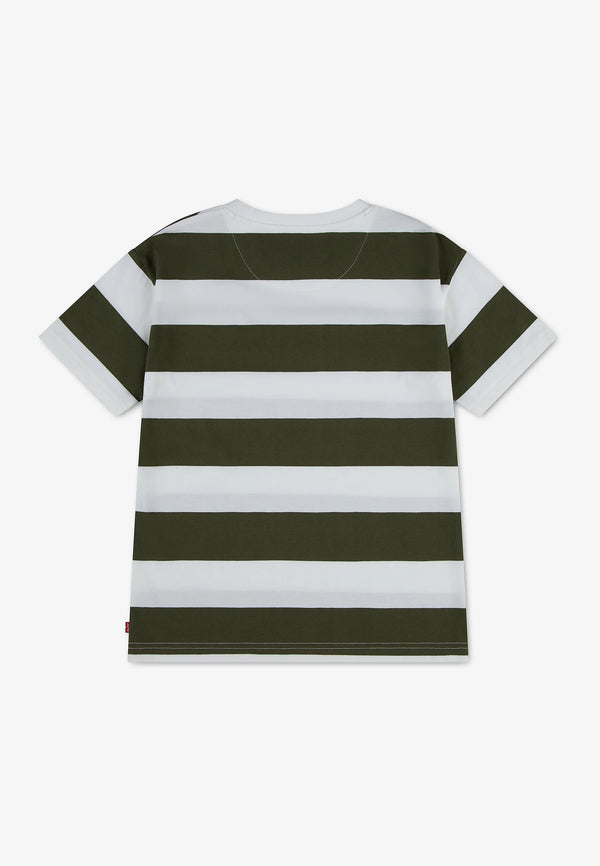 Levi's Khaki striped t-shirt