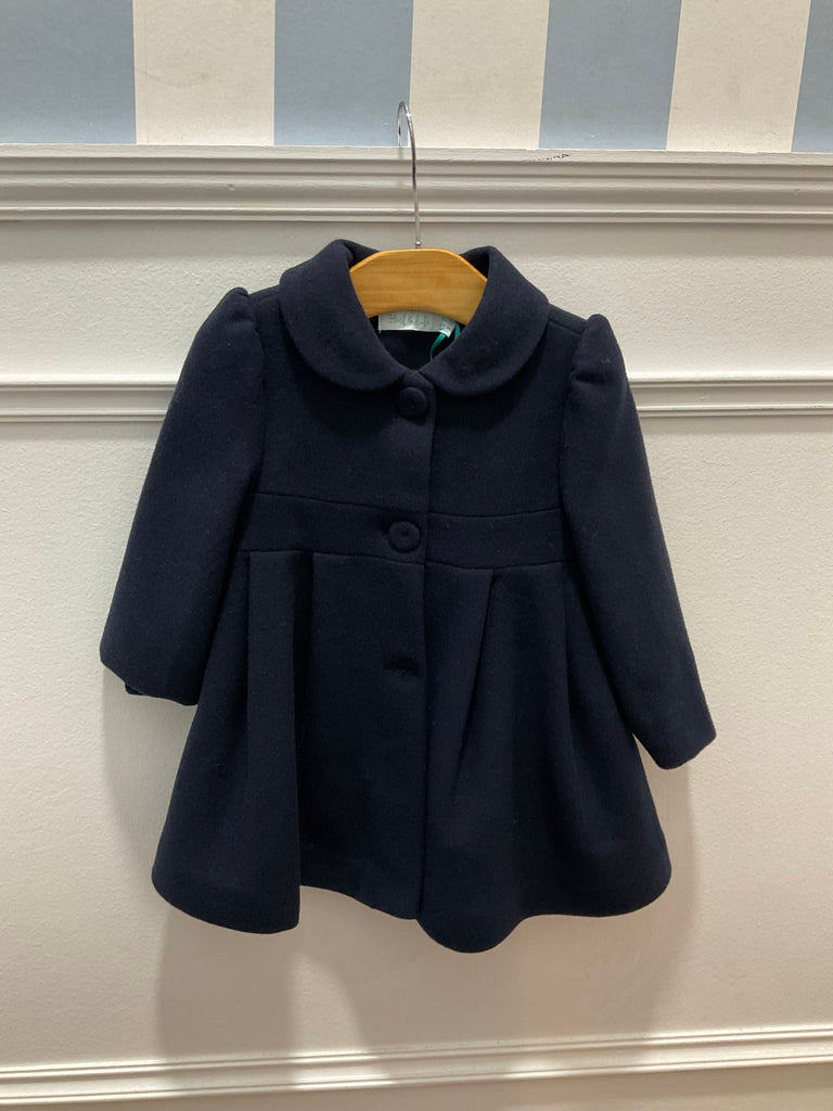 Abel & Lula Navy Coat