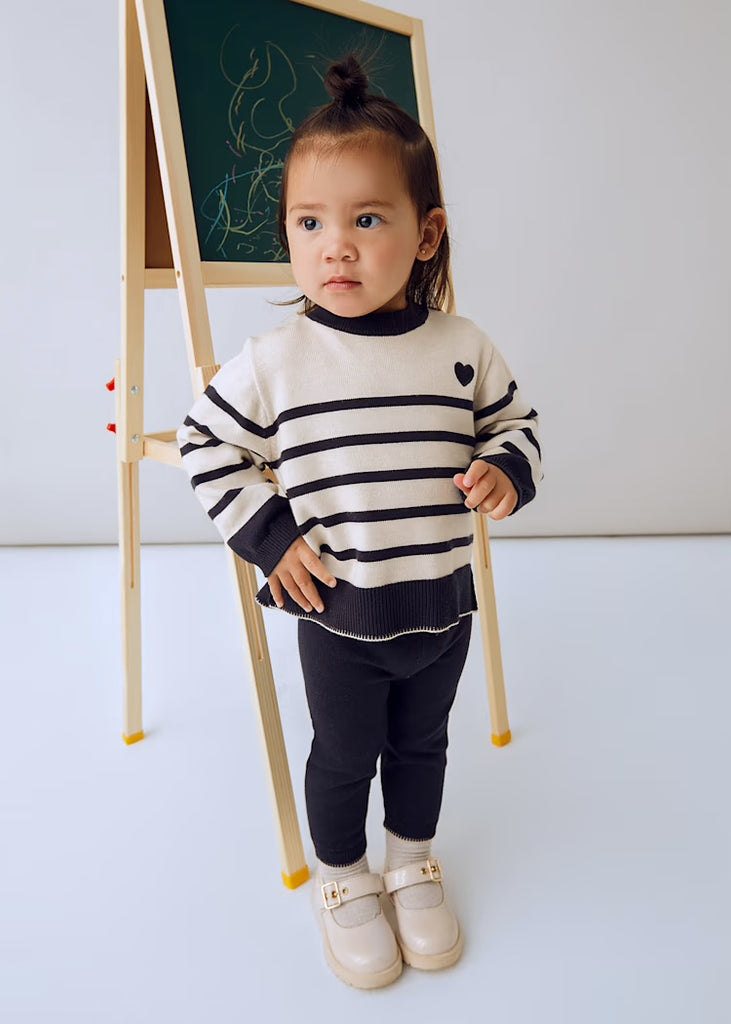 Mayoral long knit trousers set