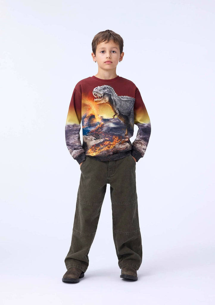 Molo Miksi Sweatshirt Dino Landscape