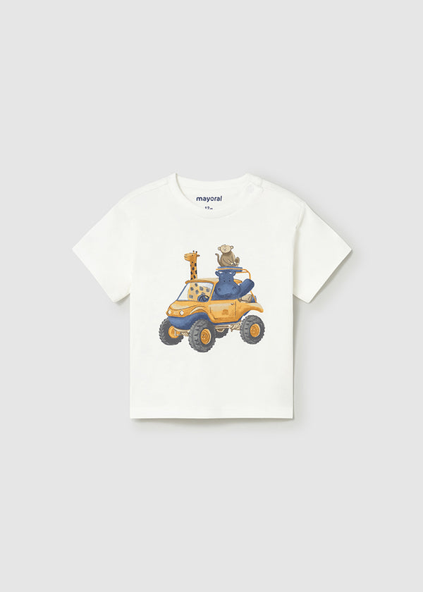 Mayoral boys vehicle t-shirt 1010