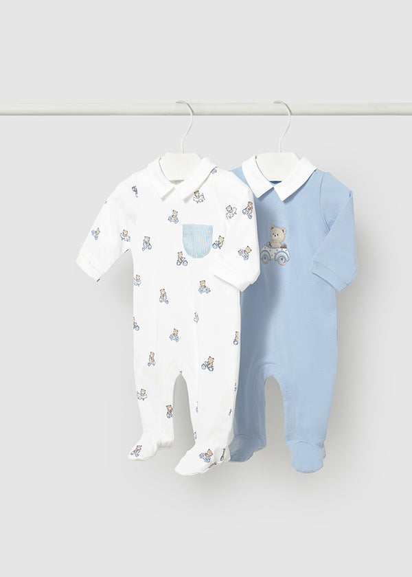 Mayoral Twin pack babygrows 1716