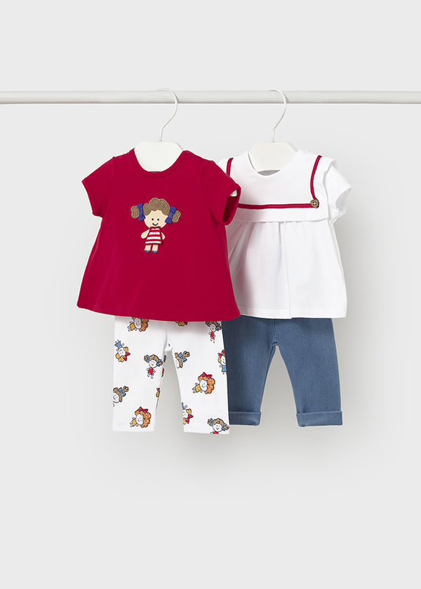 Mayoral girls 4piece legging set