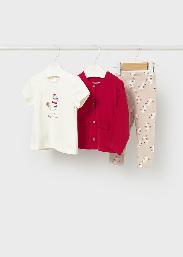 Mayoral baby Girl 3piece legging set 1749