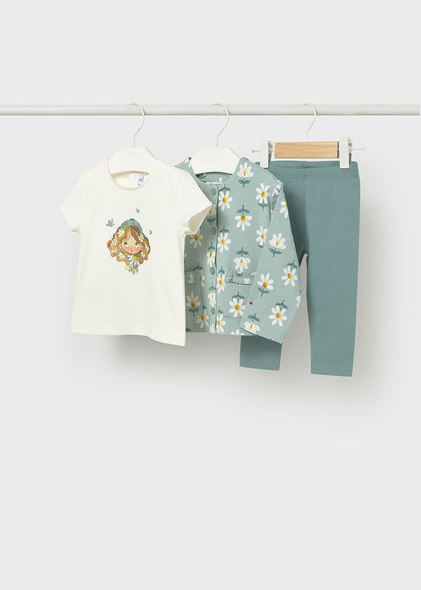 Mayoral baby Girl 3piece legging set 1749