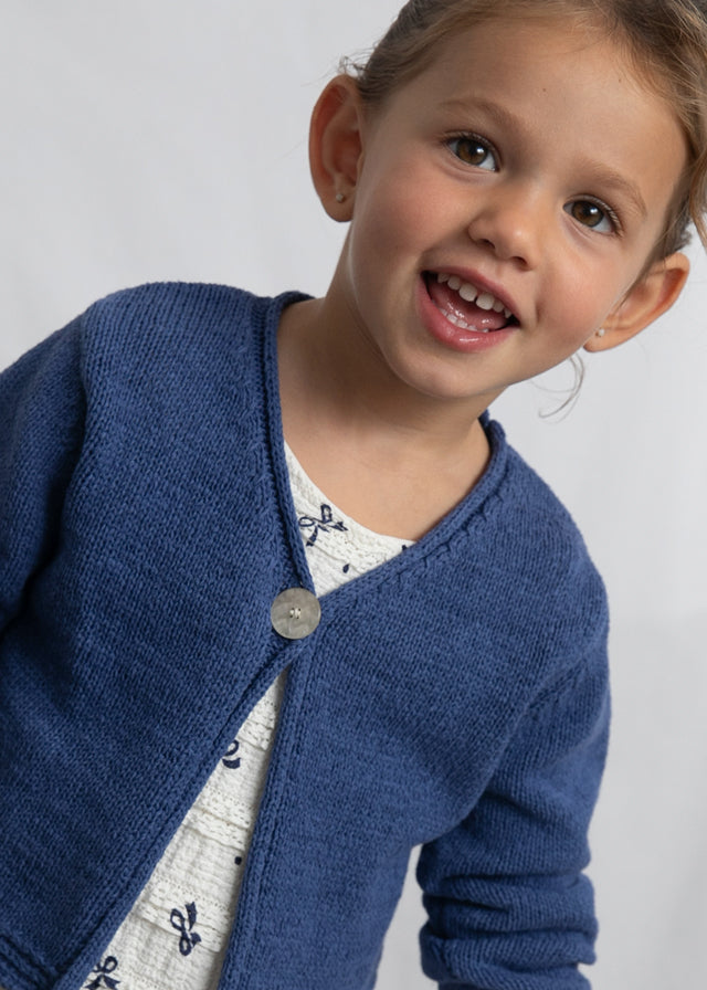 Mayoral rustic knit cardigan 3384