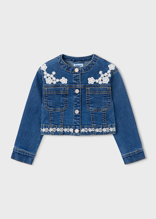 Mayoral girls denim jacket 3453