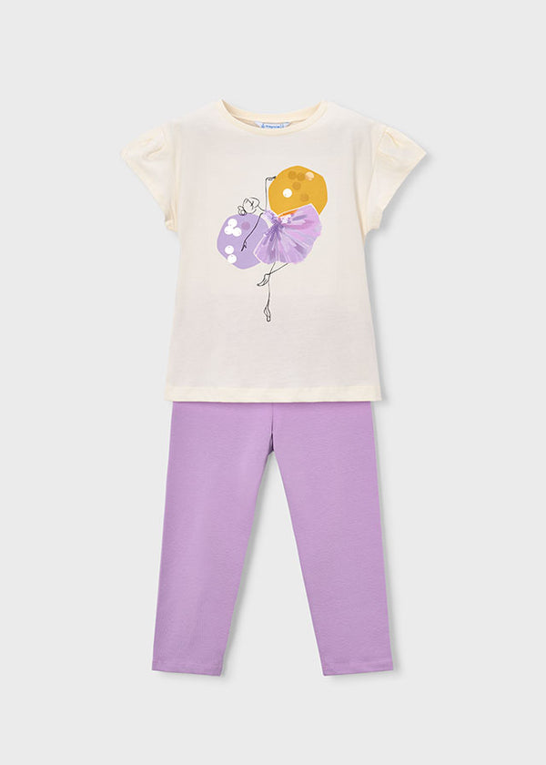 Mayoral girls legging set 3726
