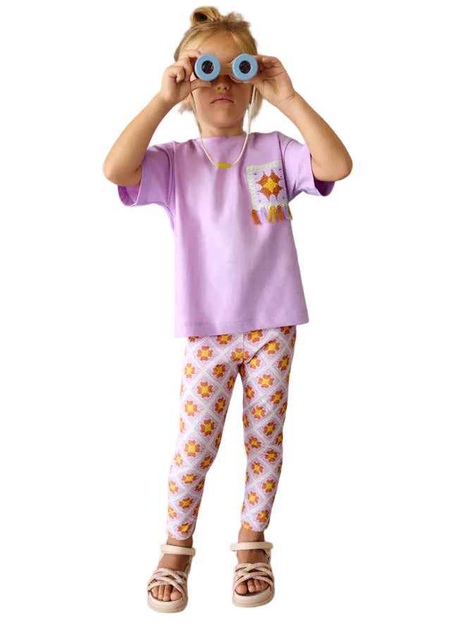 Mayoral girls legging set 3727