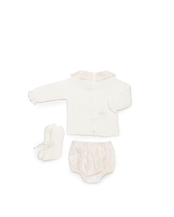 Juliana knit baby 3piece 26603