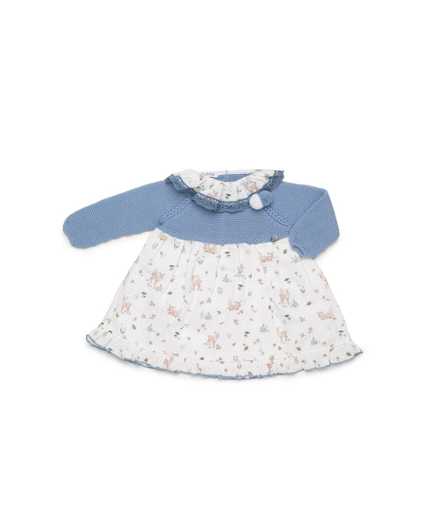Julian Blue Knitted Dress 26647