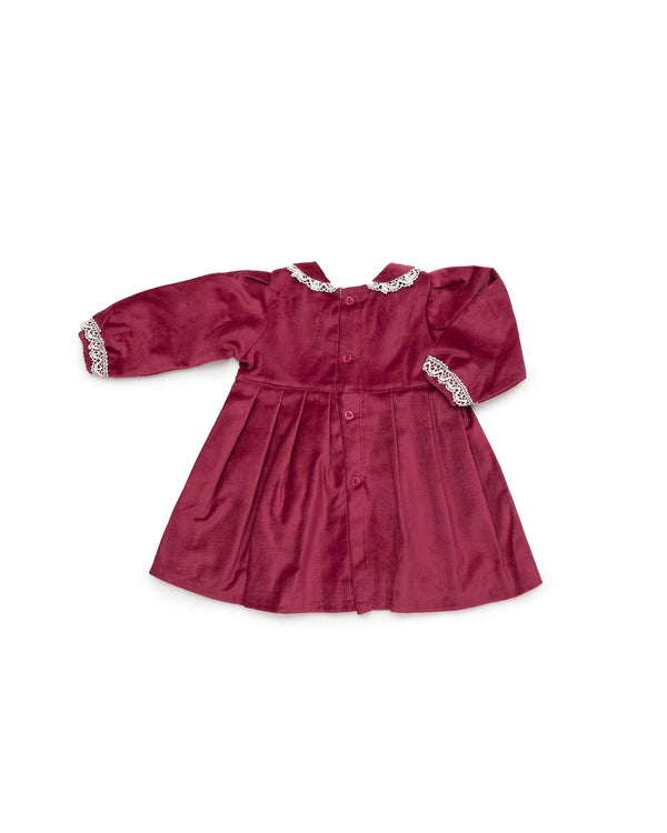 Juliana Red Velvet dress 26665
