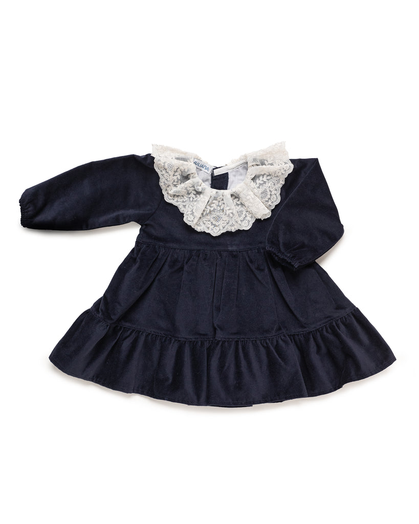 Juliana Navy velvet dress 26670