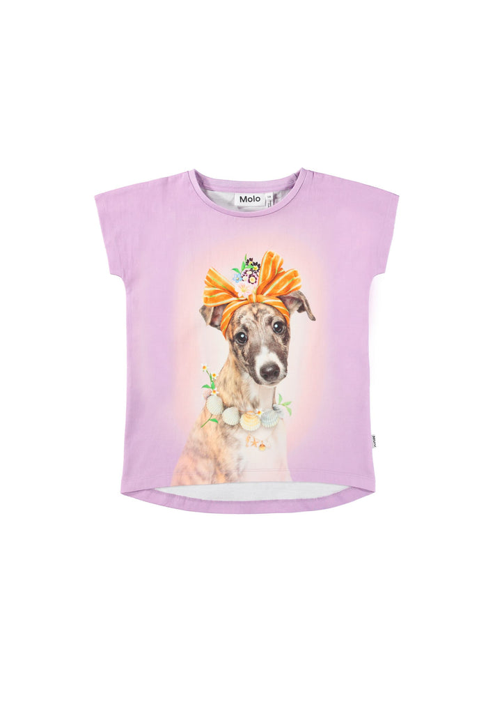MOLO purple puppy print ragnhilde t-shirt